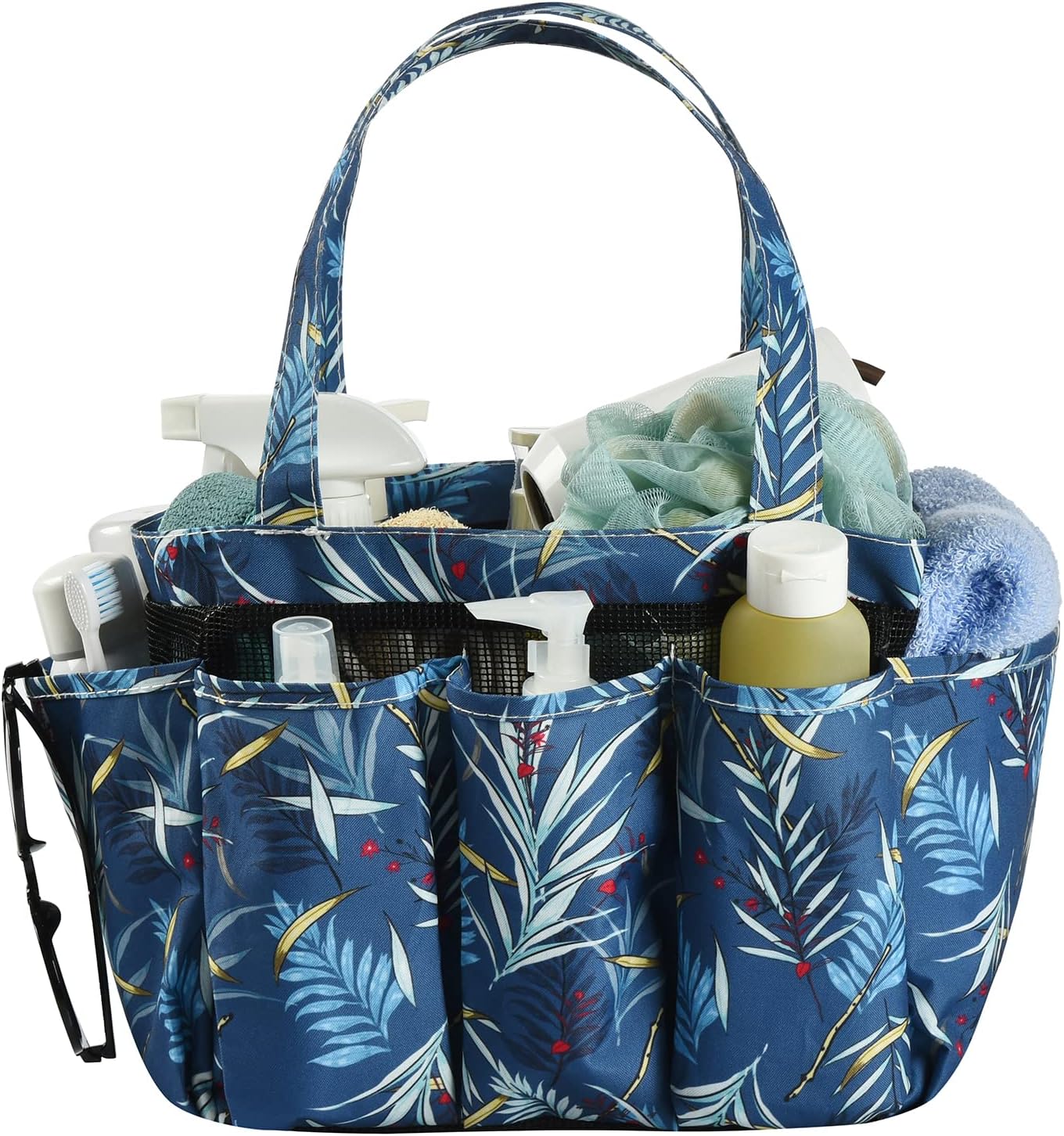 Haundry Portable Mesh Shower Caddy with 8 Pockets