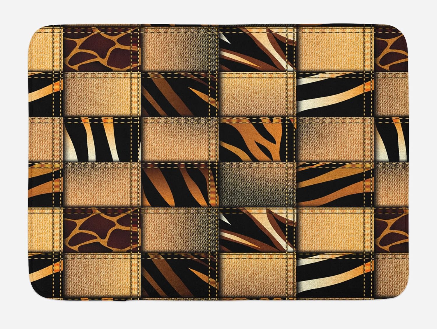 Ambesonne Savannah Bath Mat Plush Non-Slip 302 x 20