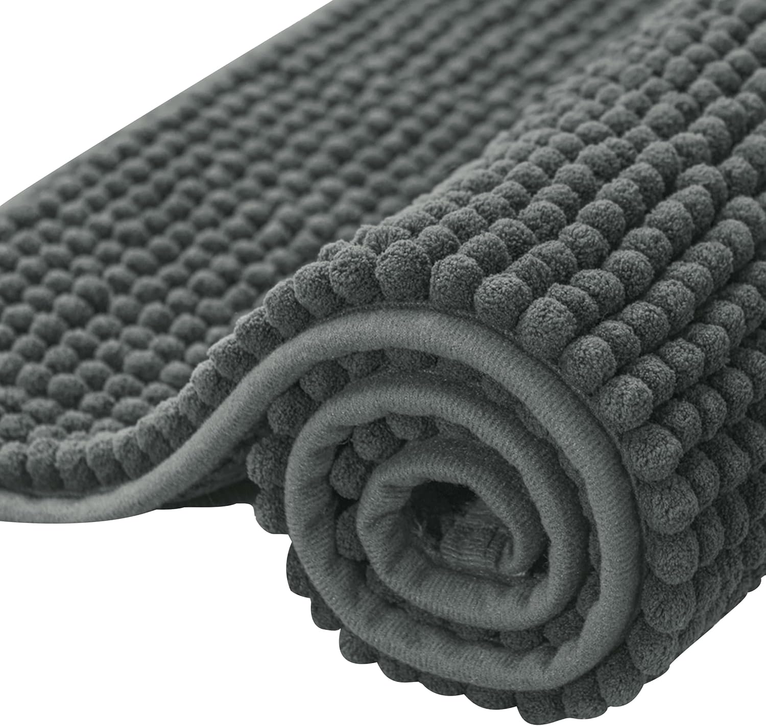SUBRTEX 16 x 24 Inch Chenille Bath Rug Soft Plush