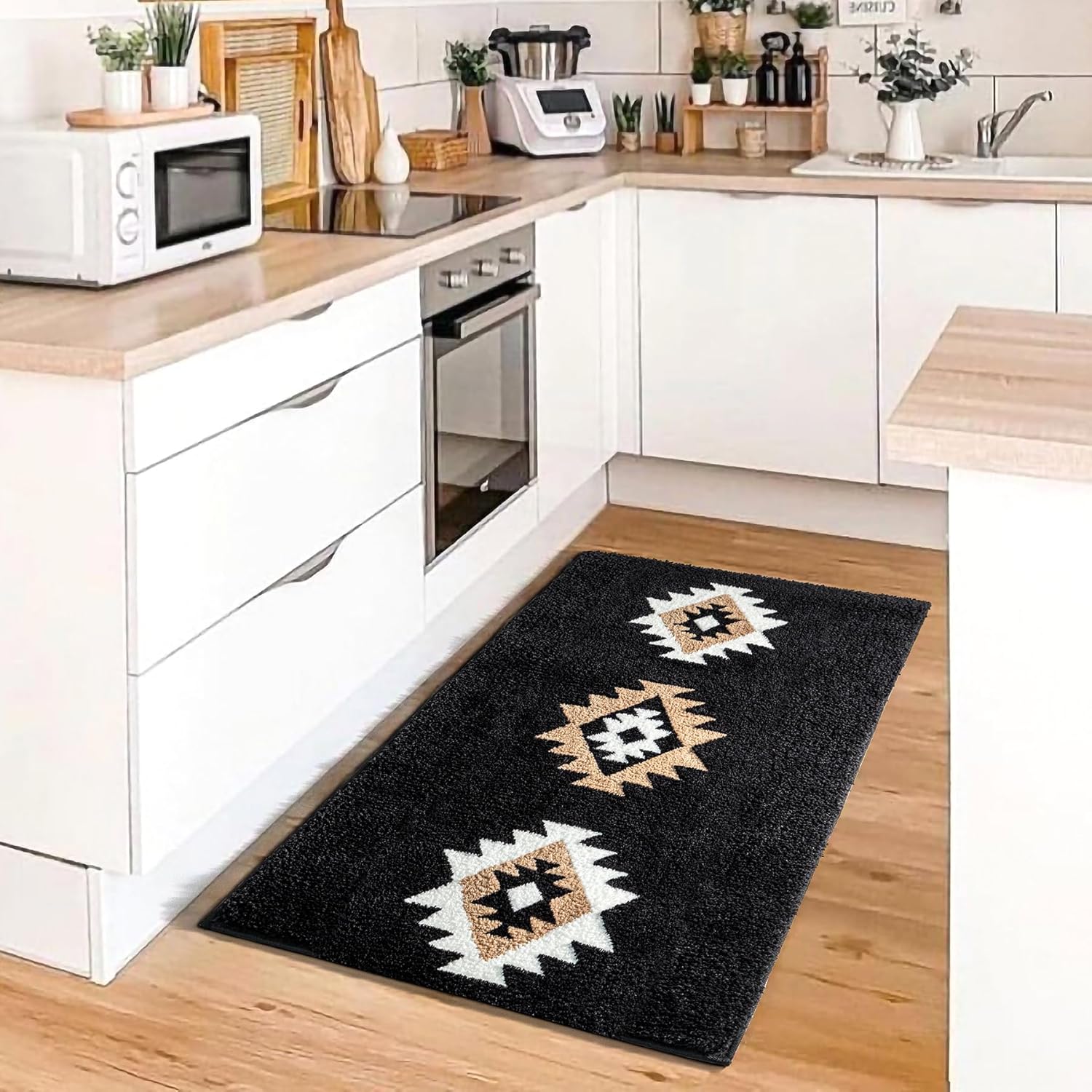 Boho Style Non-Slip Bath Mat 20x32