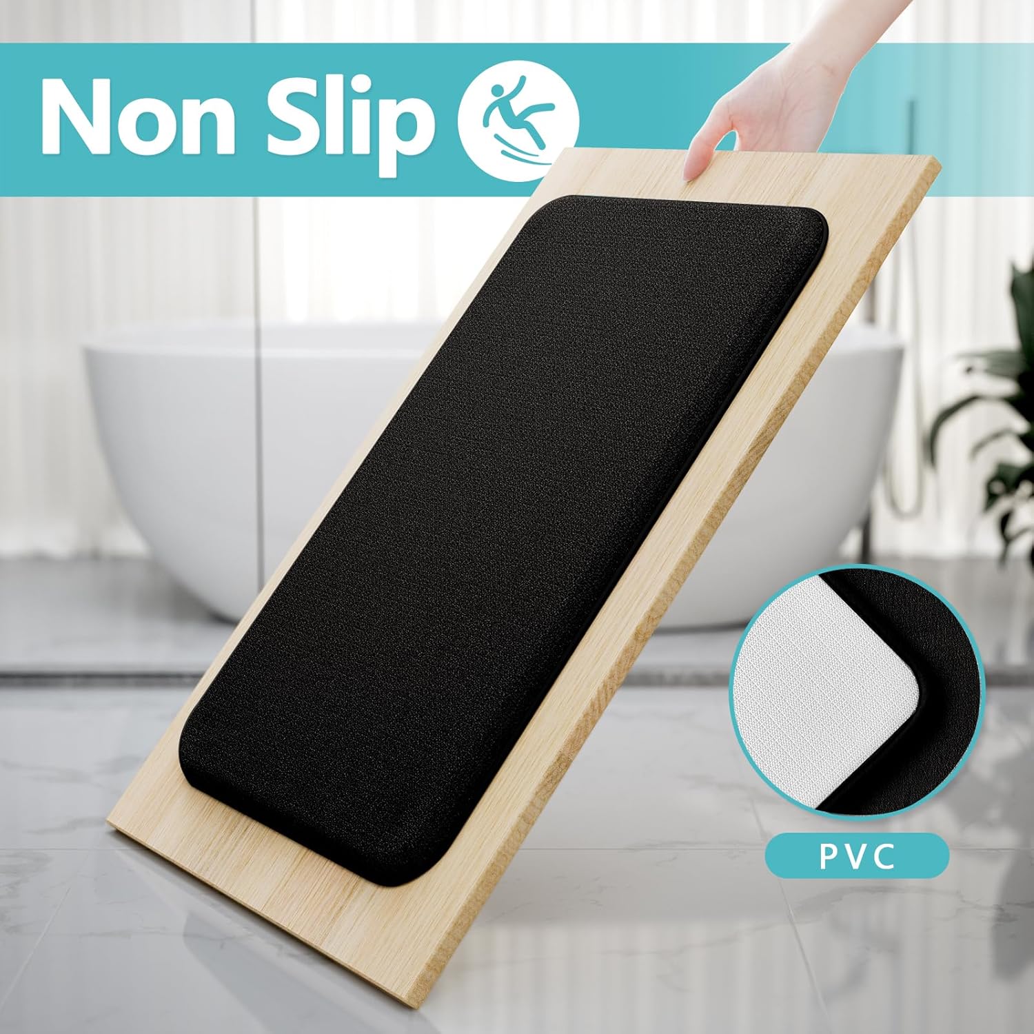 RUN HELIX 3-Piece Memory Foam Bath Mat Set
