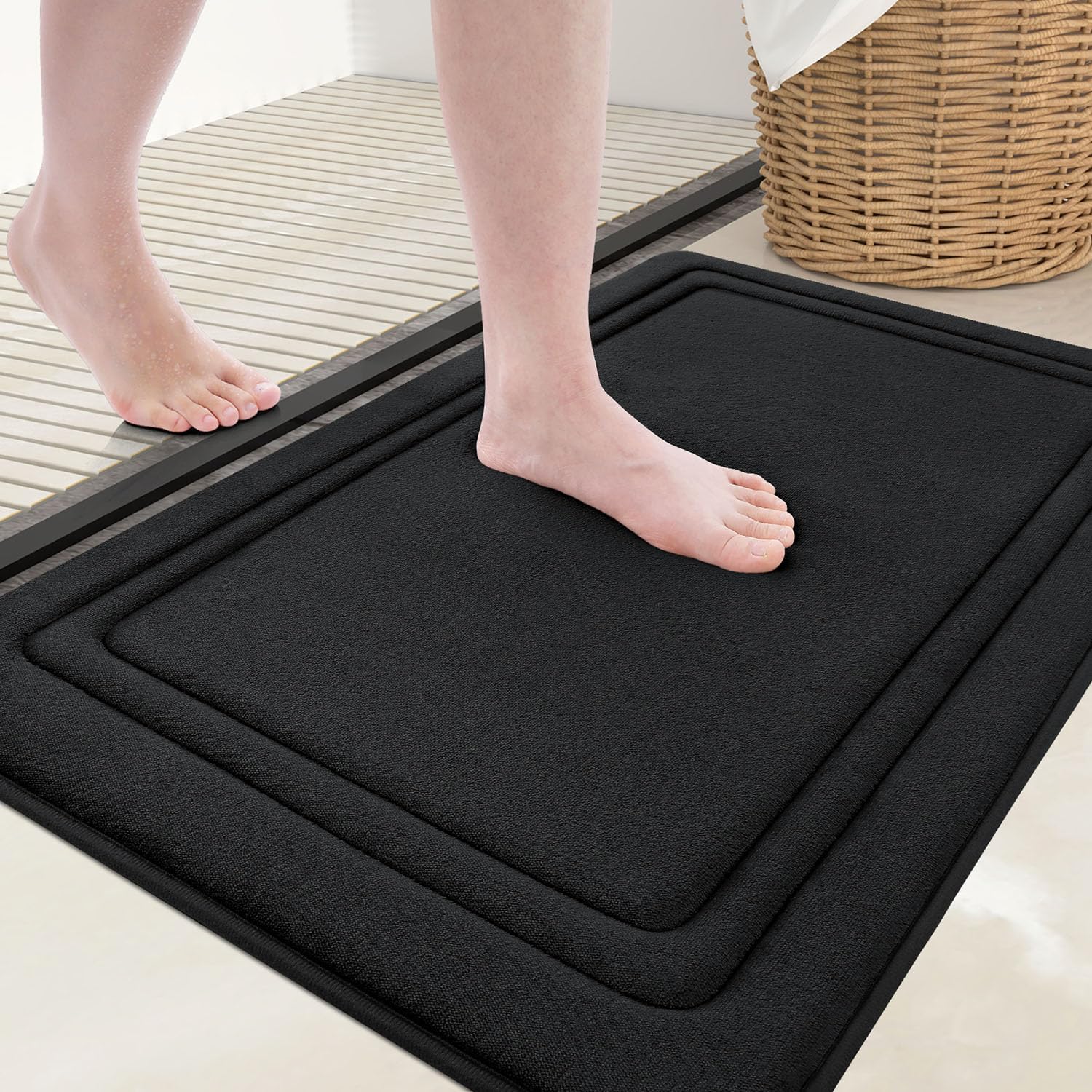 Grandaily Memory Foam Bath Mat 30x20 Ultra Soft and Non-Slip