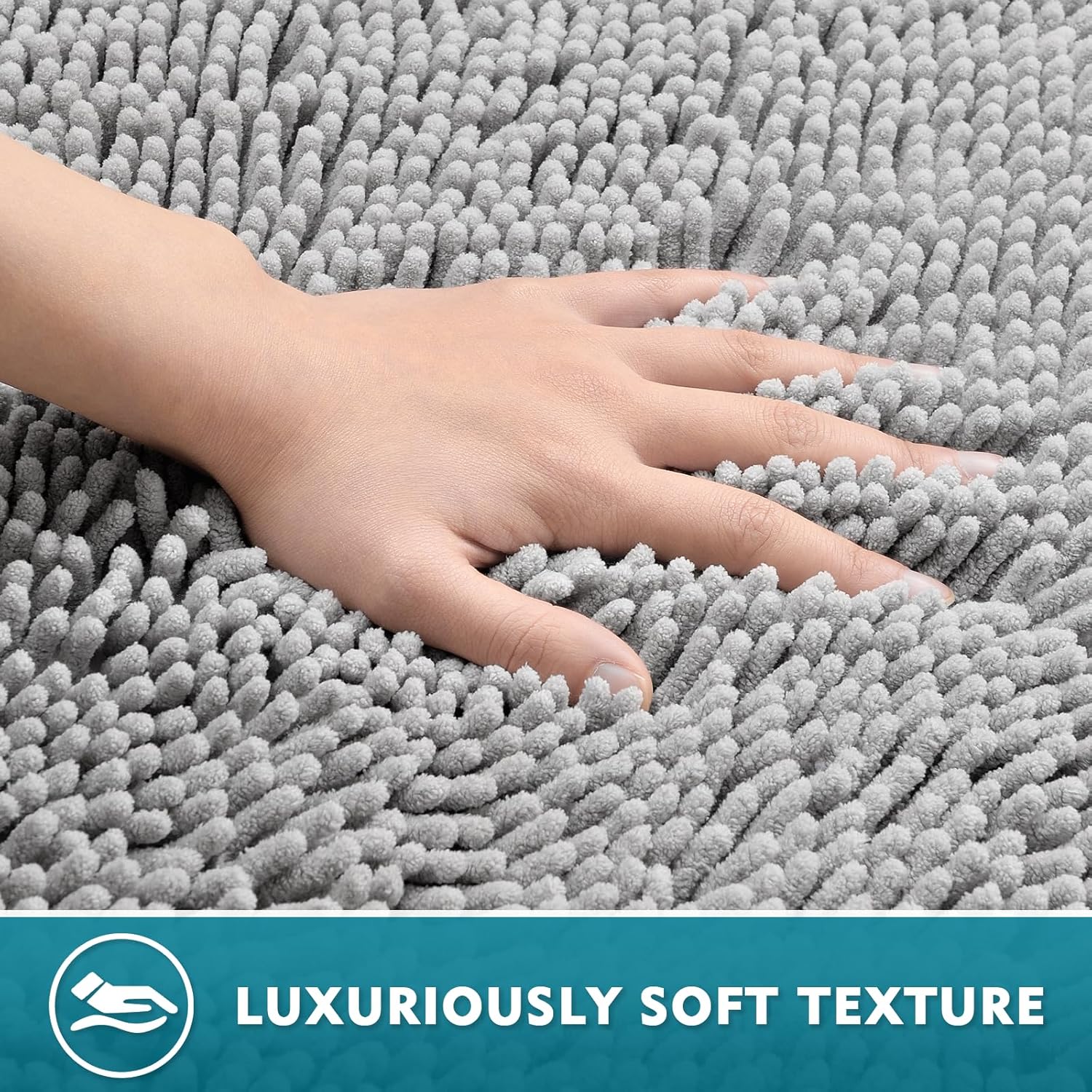 RUN HELIX 3 Piece Bathroom Rug Set 1
