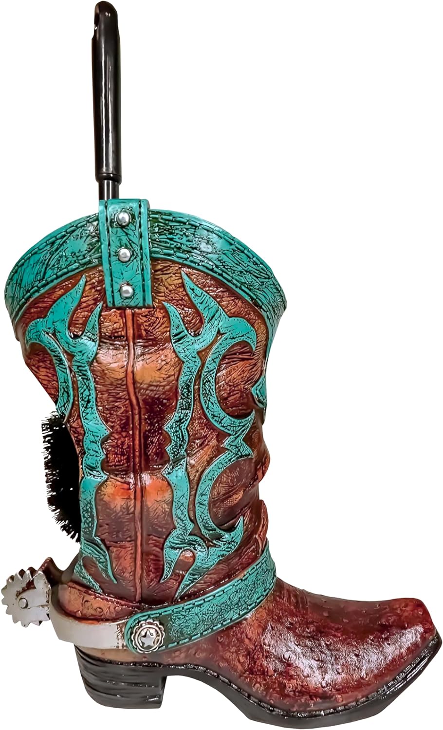 Granatan Cowboy Boot Toilet Brush Holder 1