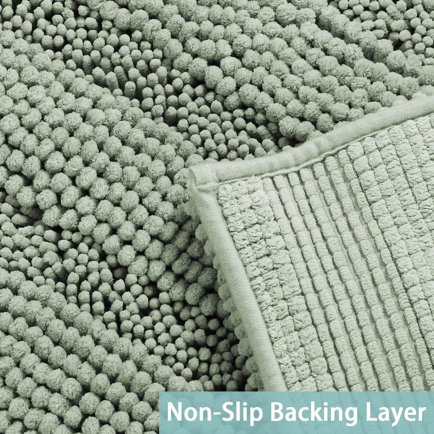 Turquoize Sage Green Bathroom Rug Runner