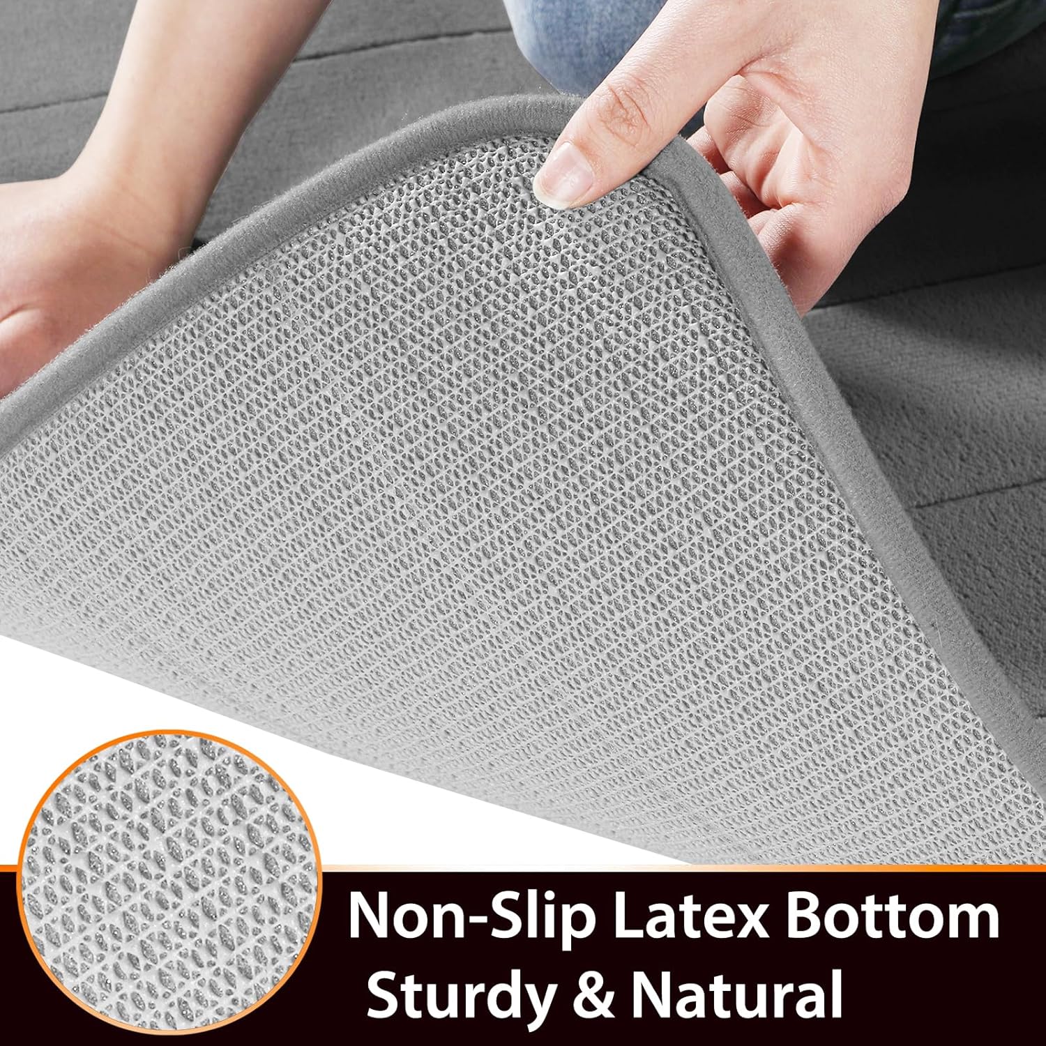 Yimobra 3-Piece Bath Rug Set with Non-Slip Mats