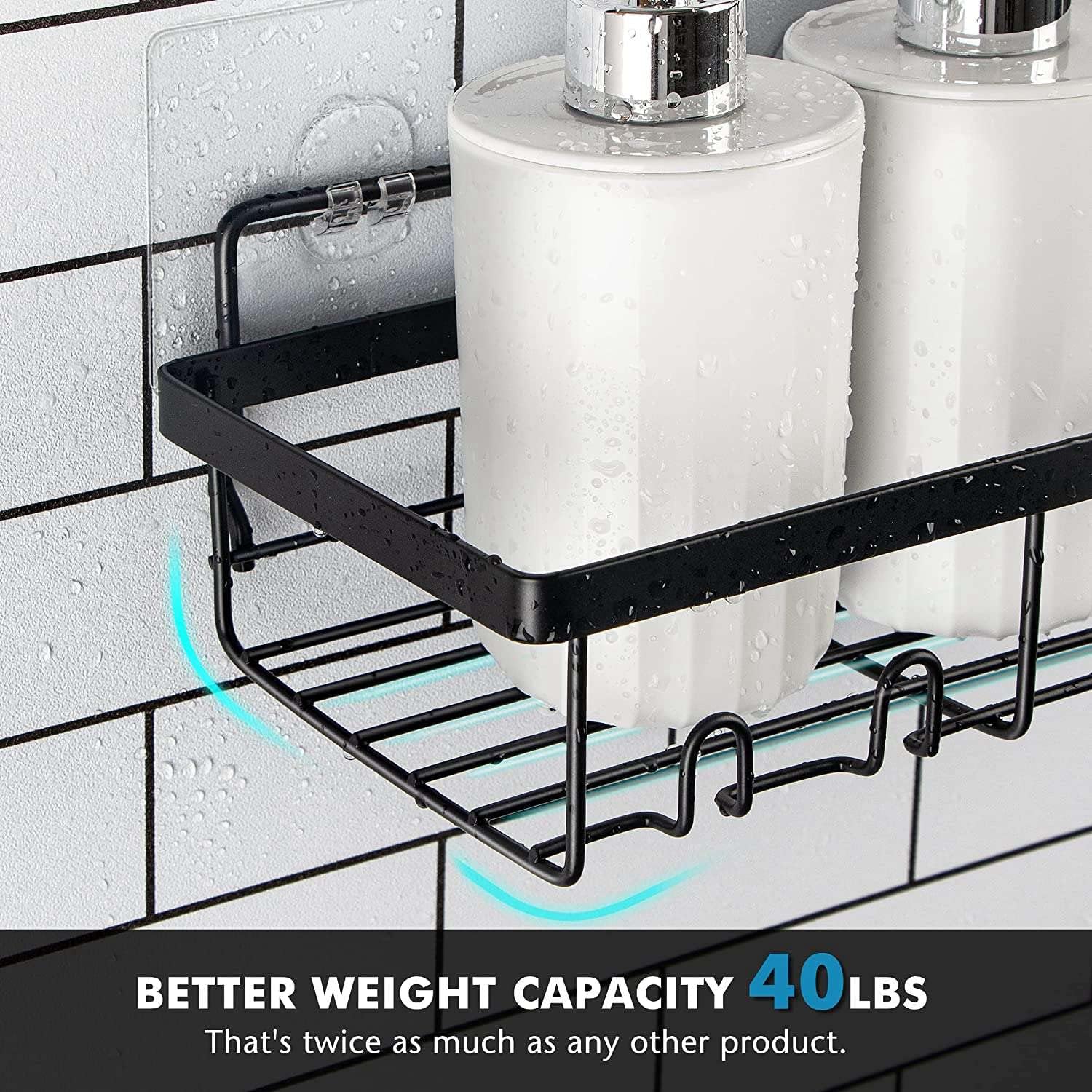 Hlsicnalm Shower Shelf Organizer Rack 2Pack