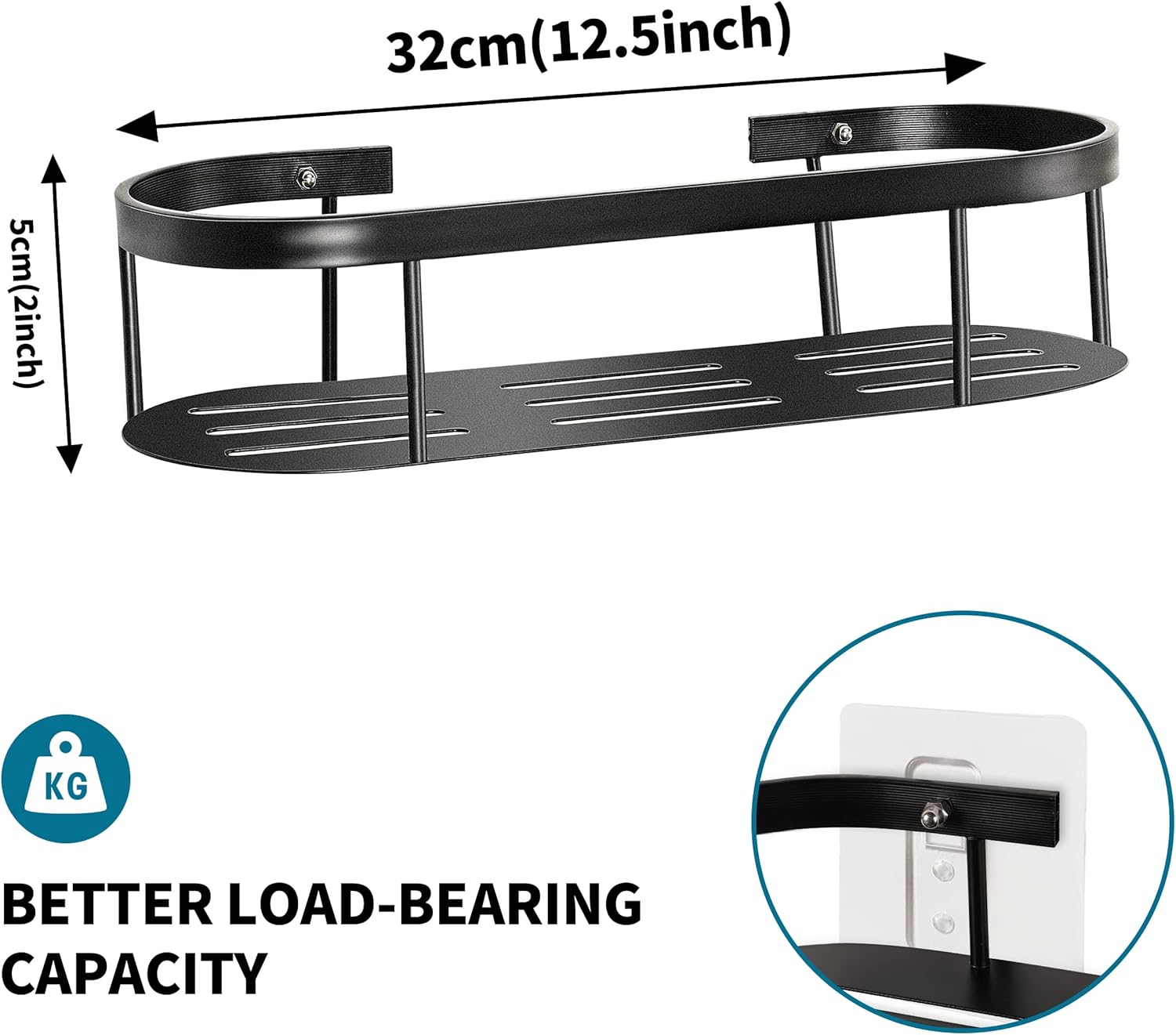 vinlley Shower Caddy 2 Pack 22lb Capacity