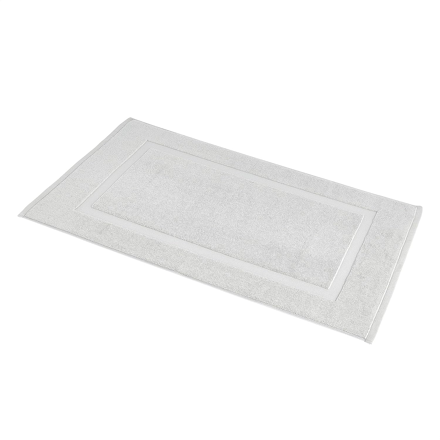 Amazon Basics Soft Silver Bath Rug Mat 31x20