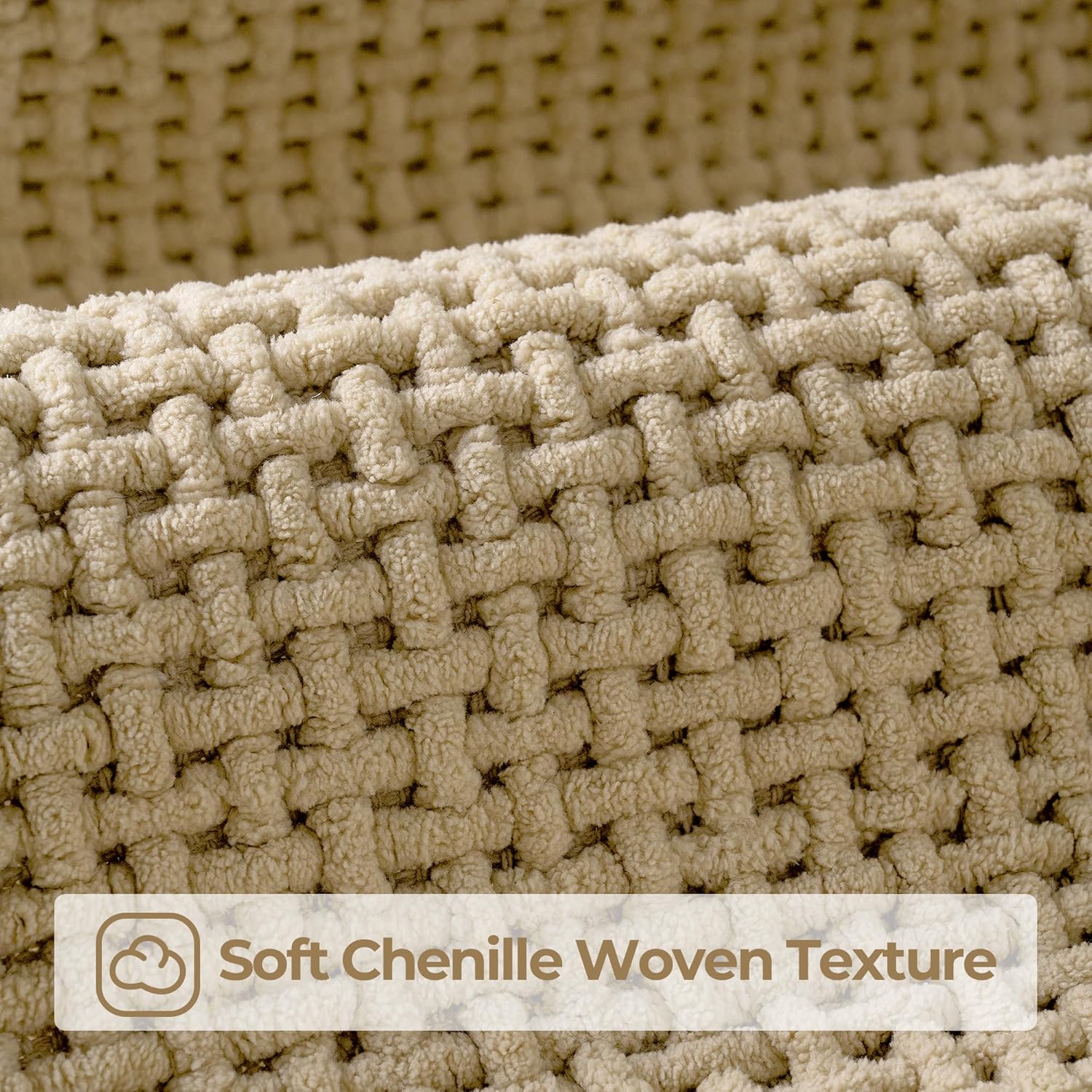 GRANNY SAYS Beige Bath Rug 24 x 16 Non-Slip Absorbent Mat