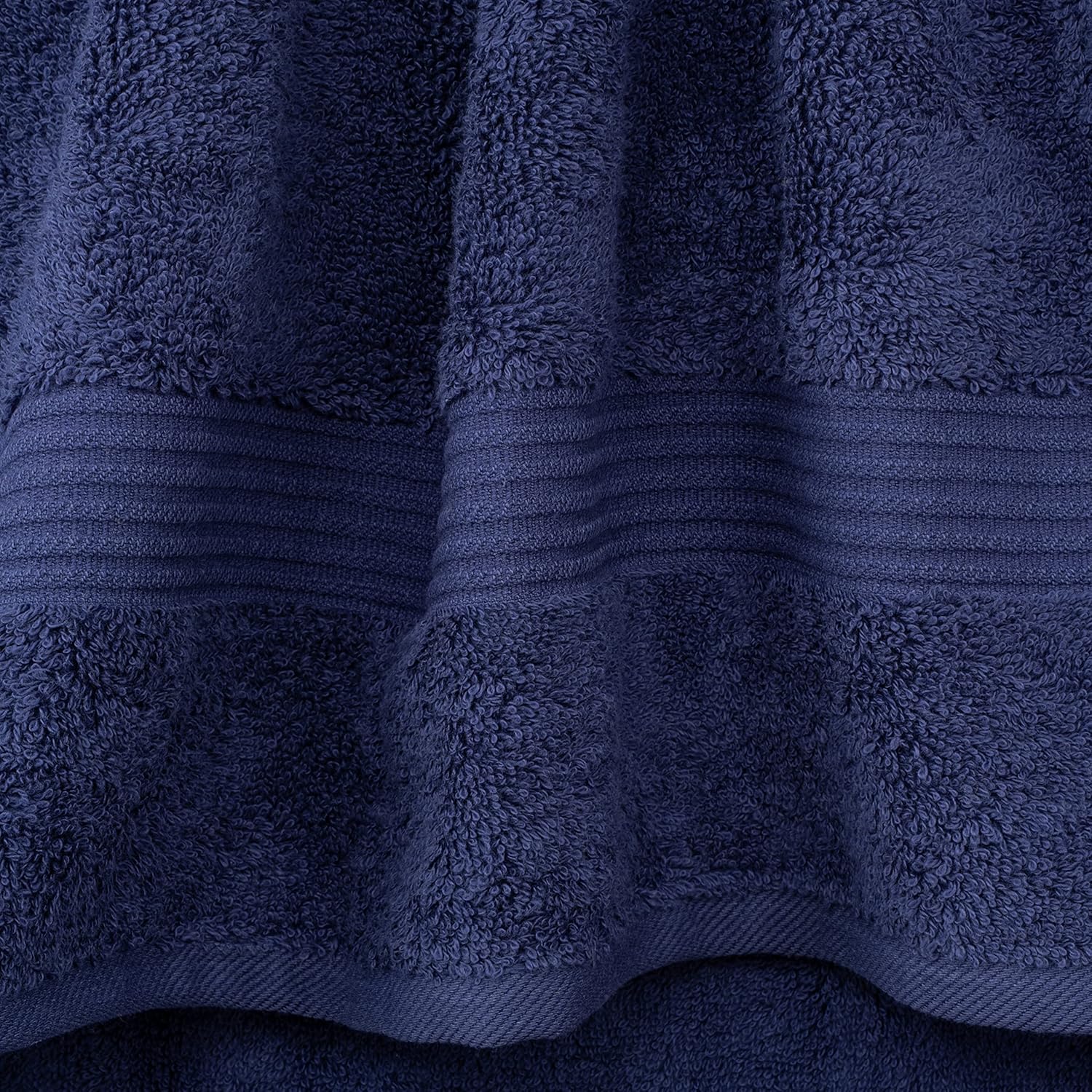 Cotton Paradise 6 Piece Towel Set Navy Blue