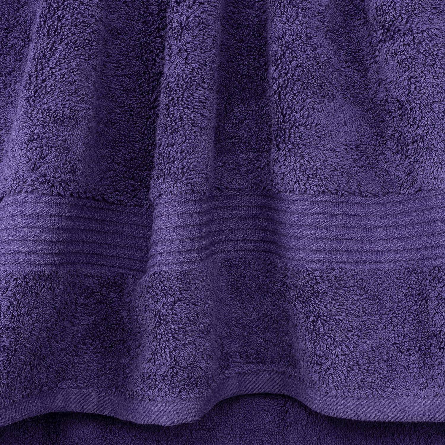 Cotton Paradise 6 Piece Purple Towel Set