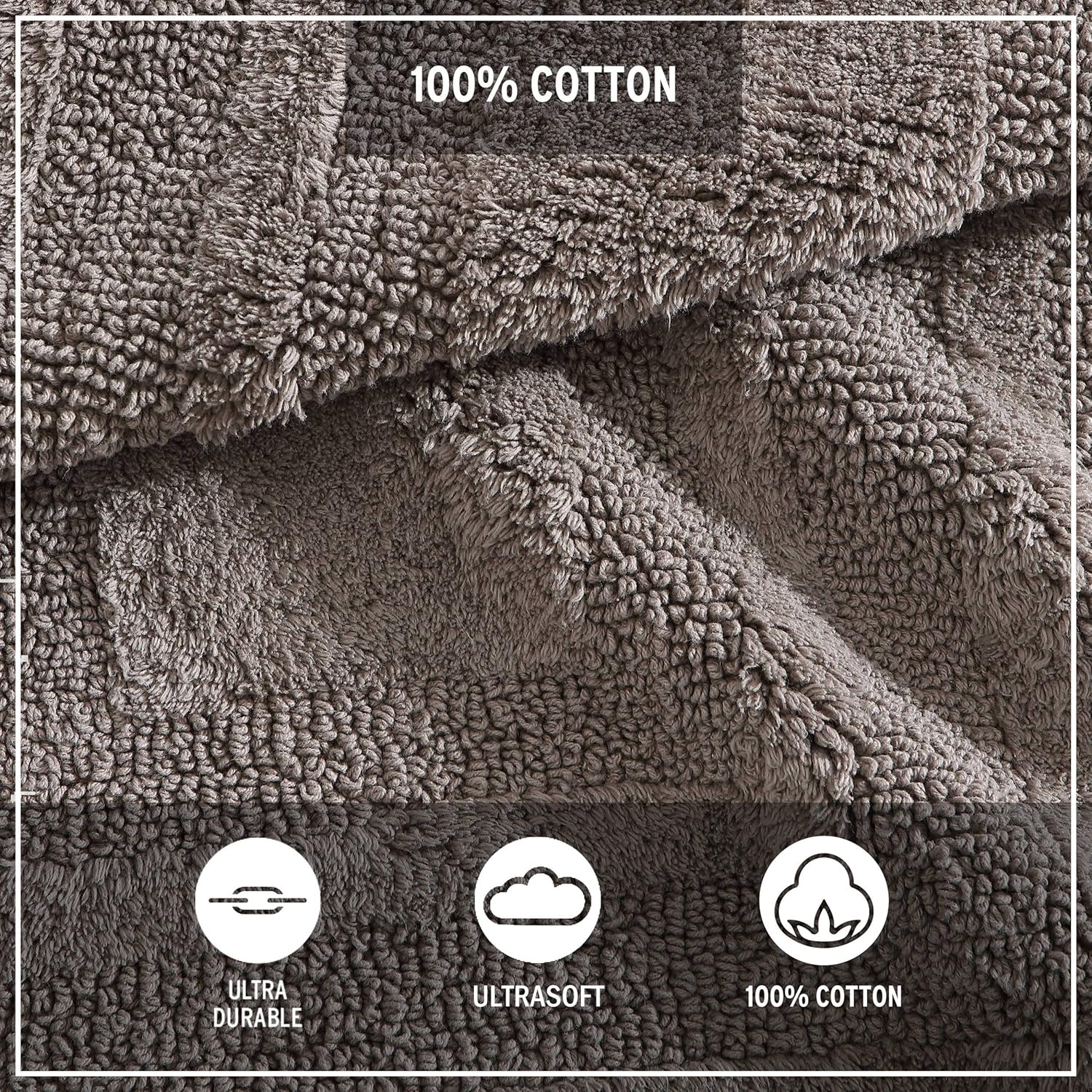 Eddie Bauer Bathroom Rug Runner 60x22 Medium Brown